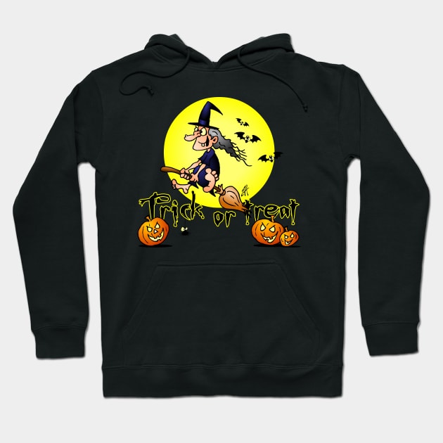 Halloween, Trick or treat Hoodie by Cardvibes